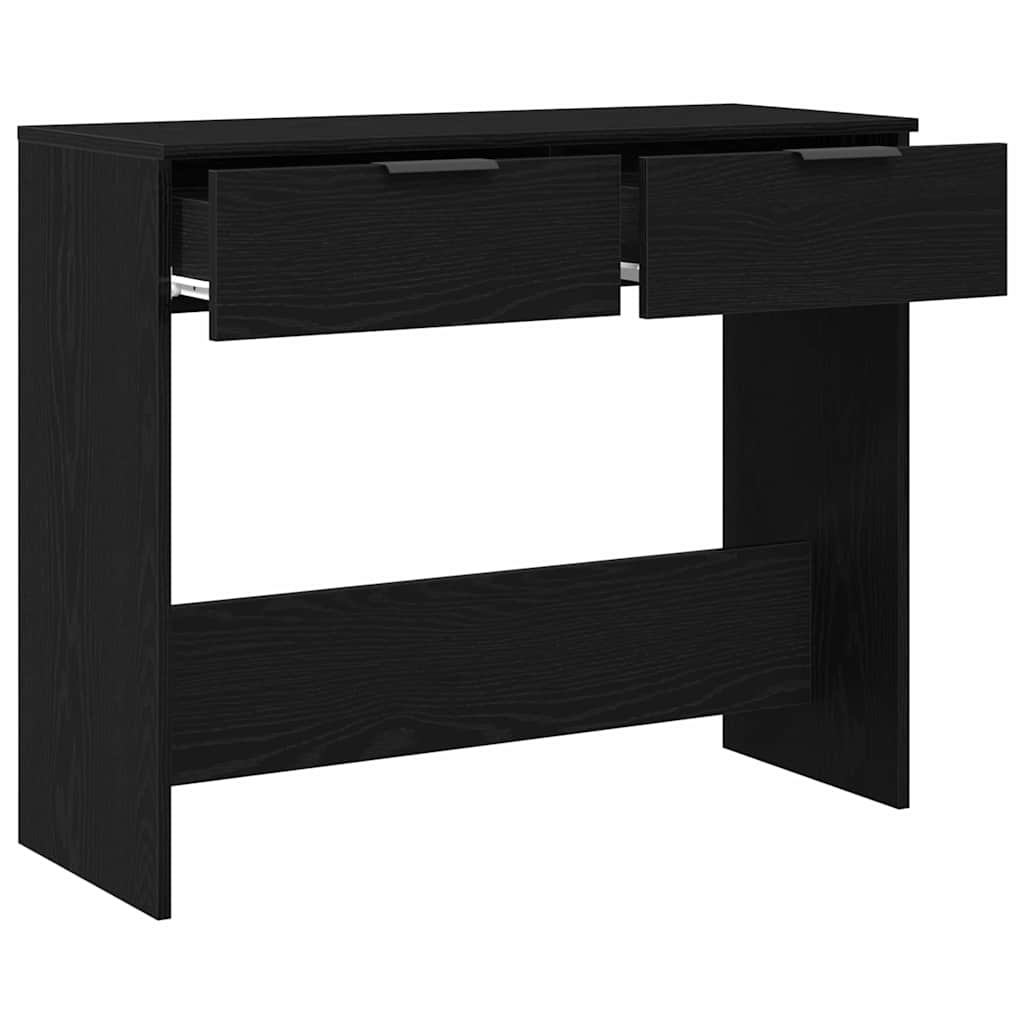 Table console Chêne noir 90 x 36 x 75 cm Bois d'ingénierie - XIOS