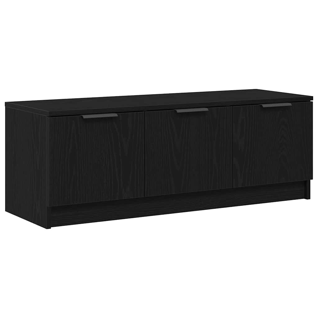 Meuble TV Chêne noir 102 x 35 x 36,5 cm Bois d'ingénierie - XIOS