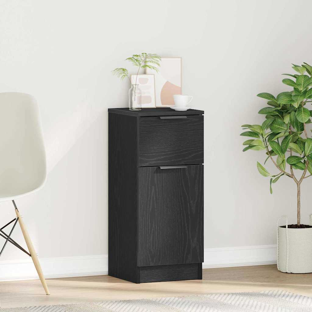 Buffet Chêne Noir Chêne noir 30 x 30 x 70 cm Bois d'ingénierie - XIOS