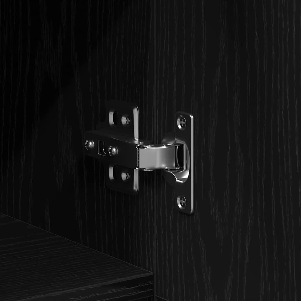 Buffets 2 pcs Chêne noir 30 x 30 x 70 cm Bois d'ingénierie - XIOS