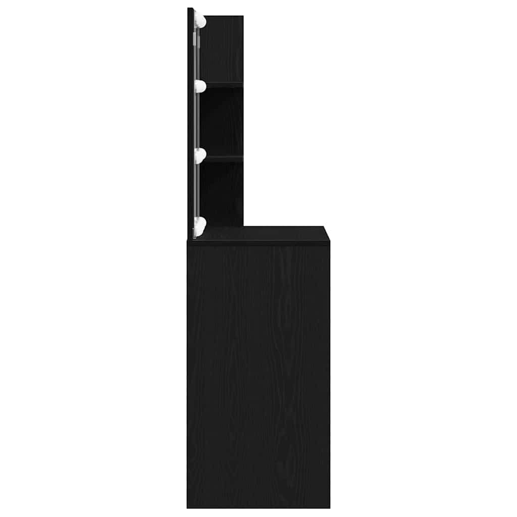 Table de Toilette Chêne noir 60 x 40 x 140 cm Bois d'ingénierie - XIOS