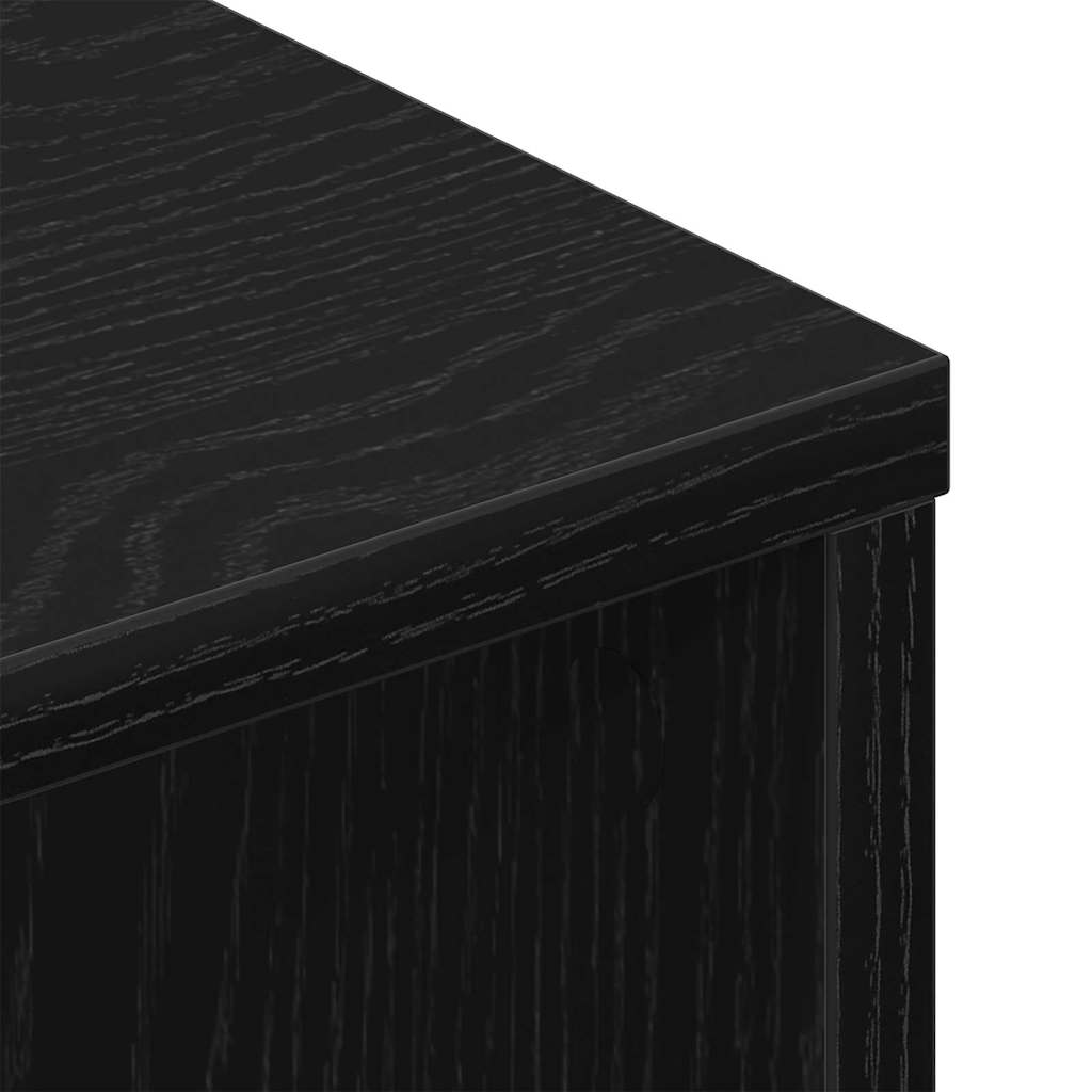 Meuble TV 2 pcs Chêne noir 80 x 30 x 30 cm Bois d'ingénierie - XIOS