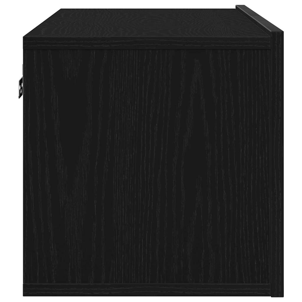 Meuble TV 2 pcs Chêne noir 80 x 30 x 30 cm Bois d'ingénierie - XIOS
