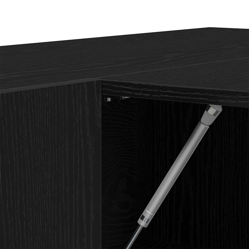 Meuble de couloir avec étagère Chêne noir 97,5 x 37 x 99 cm - XIOS