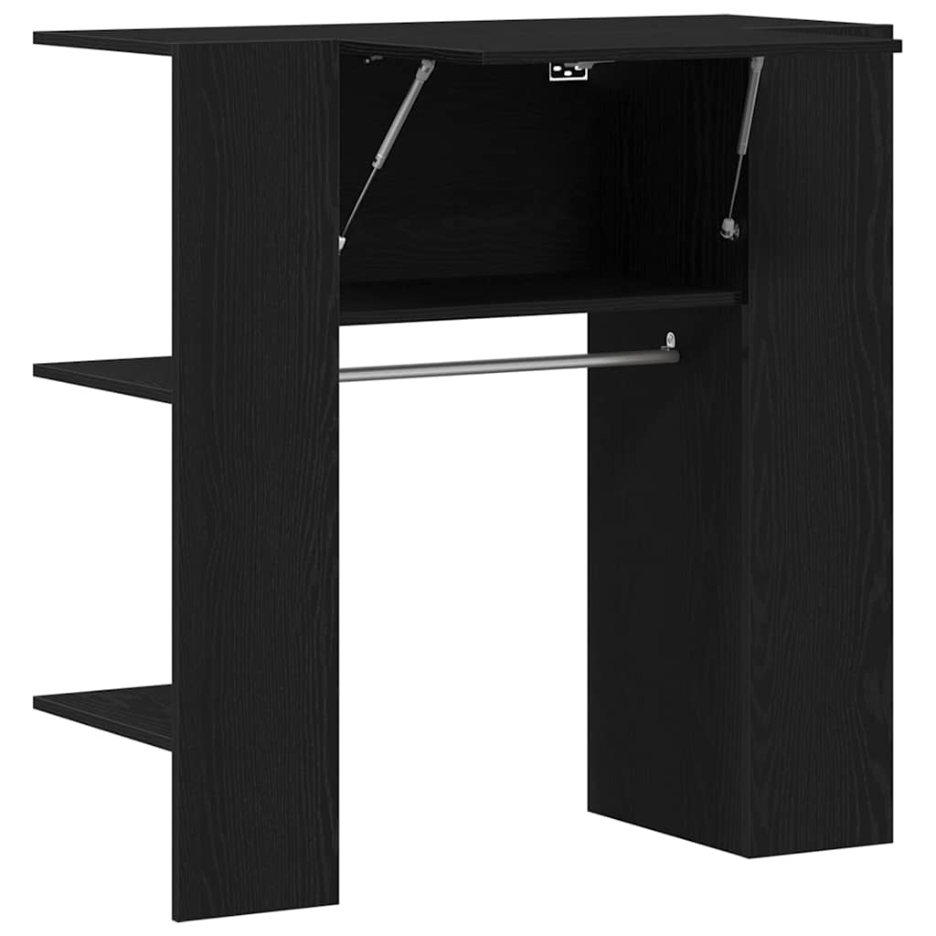 Meuble de couloir avec étagère Chêne noir 97,5 x 37 x 99 cm - XIOS
