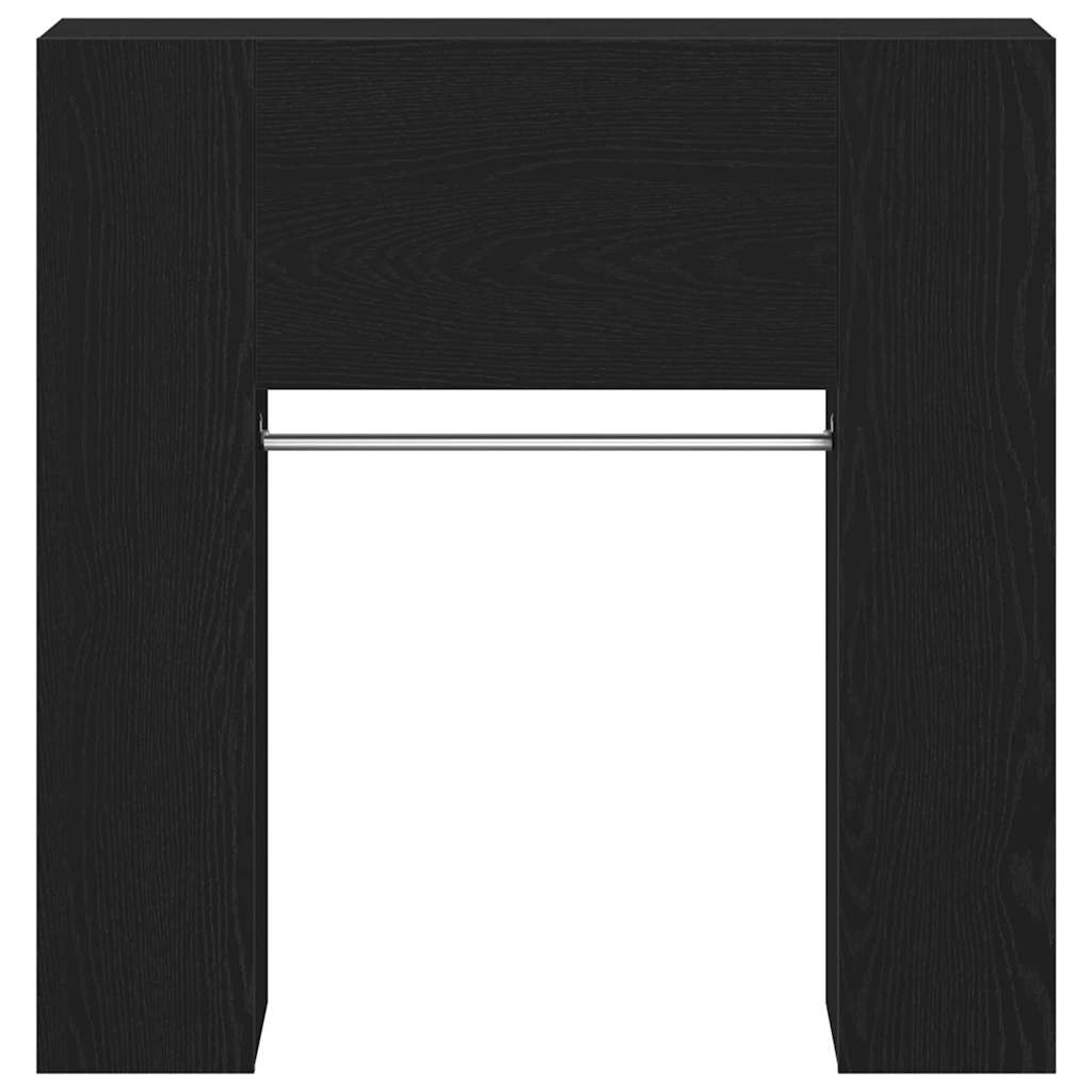 Meuble de couloir avec étagère Chêne noir 97,5 x 37 x 99 cm - XIOS