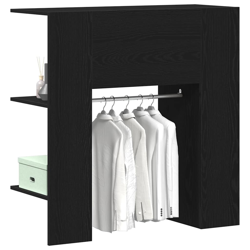 Meuble de couloir avec étagère Chêne noir 97,5 x 37 x 99 cm - XIOS