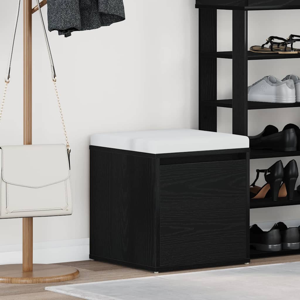 Commode Chêne noir 40.5 x 40 x 40 cm Bois d'ingénierie - XIOS