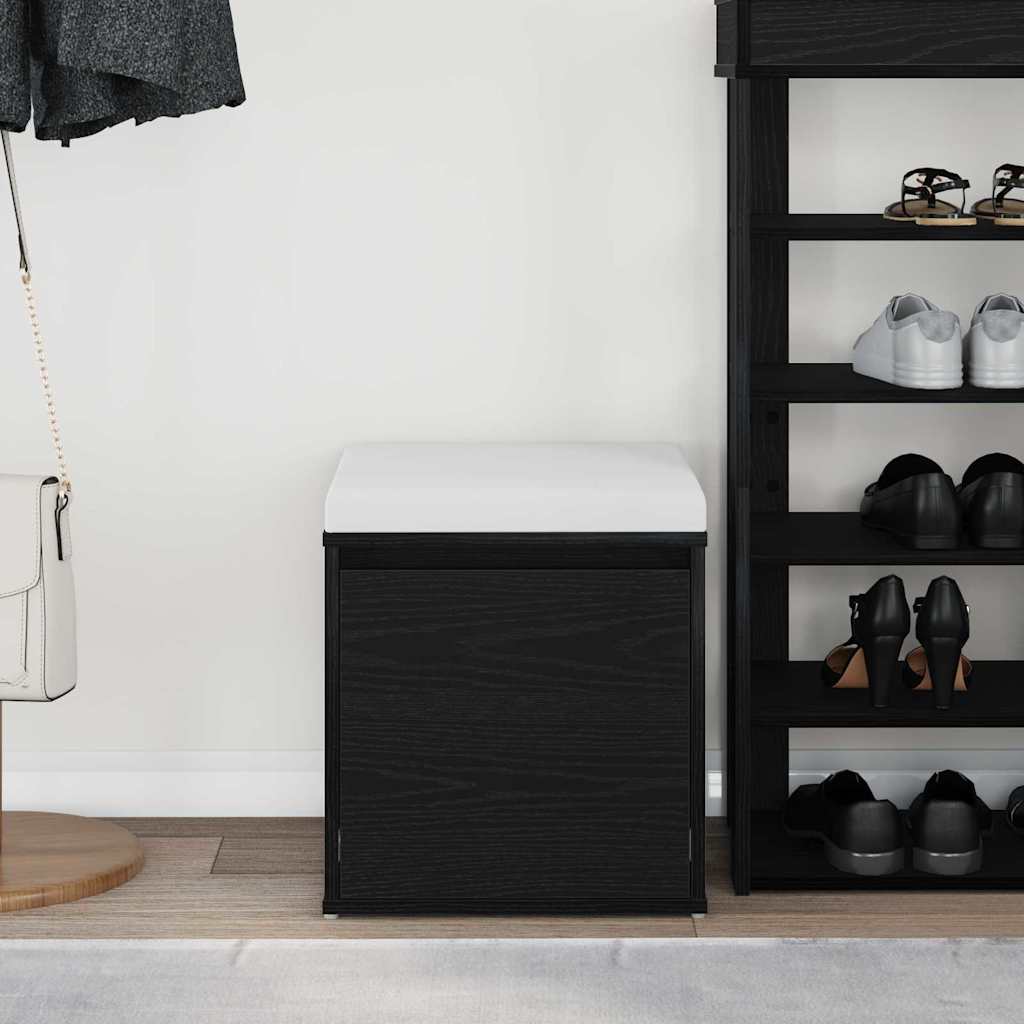 Commode Chêne noir 40,5 x 40 x 40 cm Bois d'ingénierie - XIOS