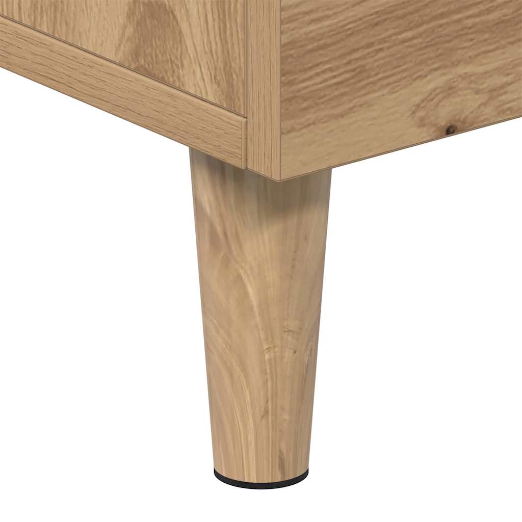 Meuble TV chêne artisanal 150 x 30 x 50 cm Bois d'ingénierie - XIOS