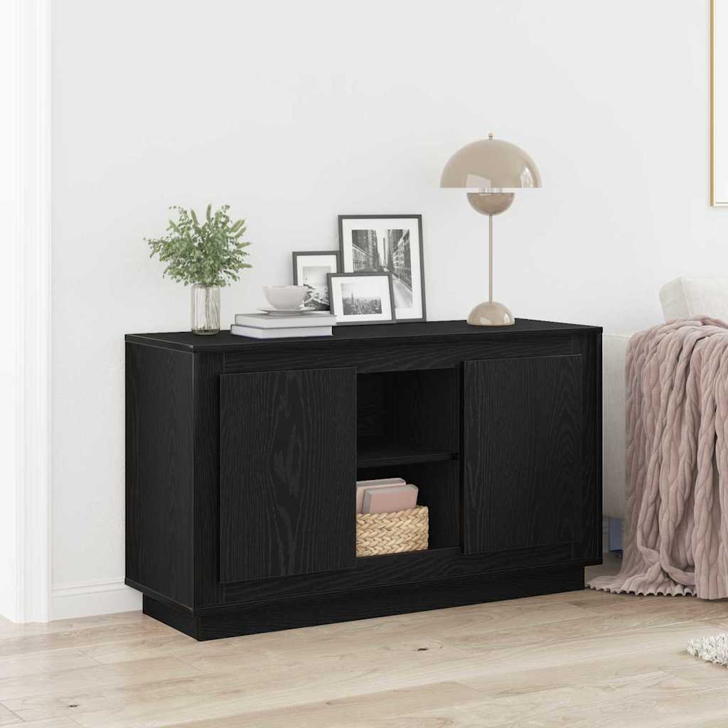 Buffet Chêne noir 102 x 35 x 60 cm Bois d'ingénierie - XIOS