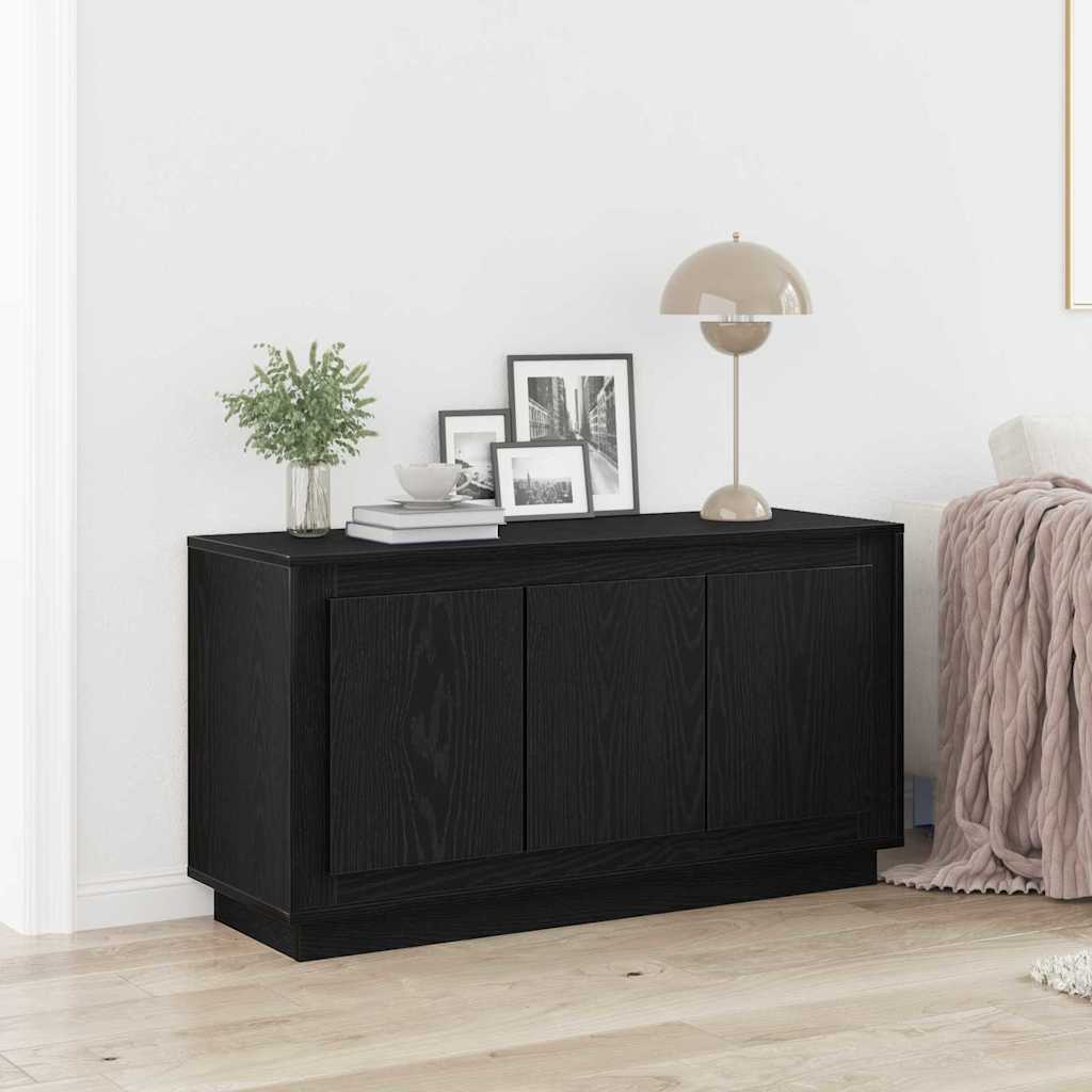 Buffet Chêne noir 102 x 35 x 55 cm Bois d'ingénierie - XIOS