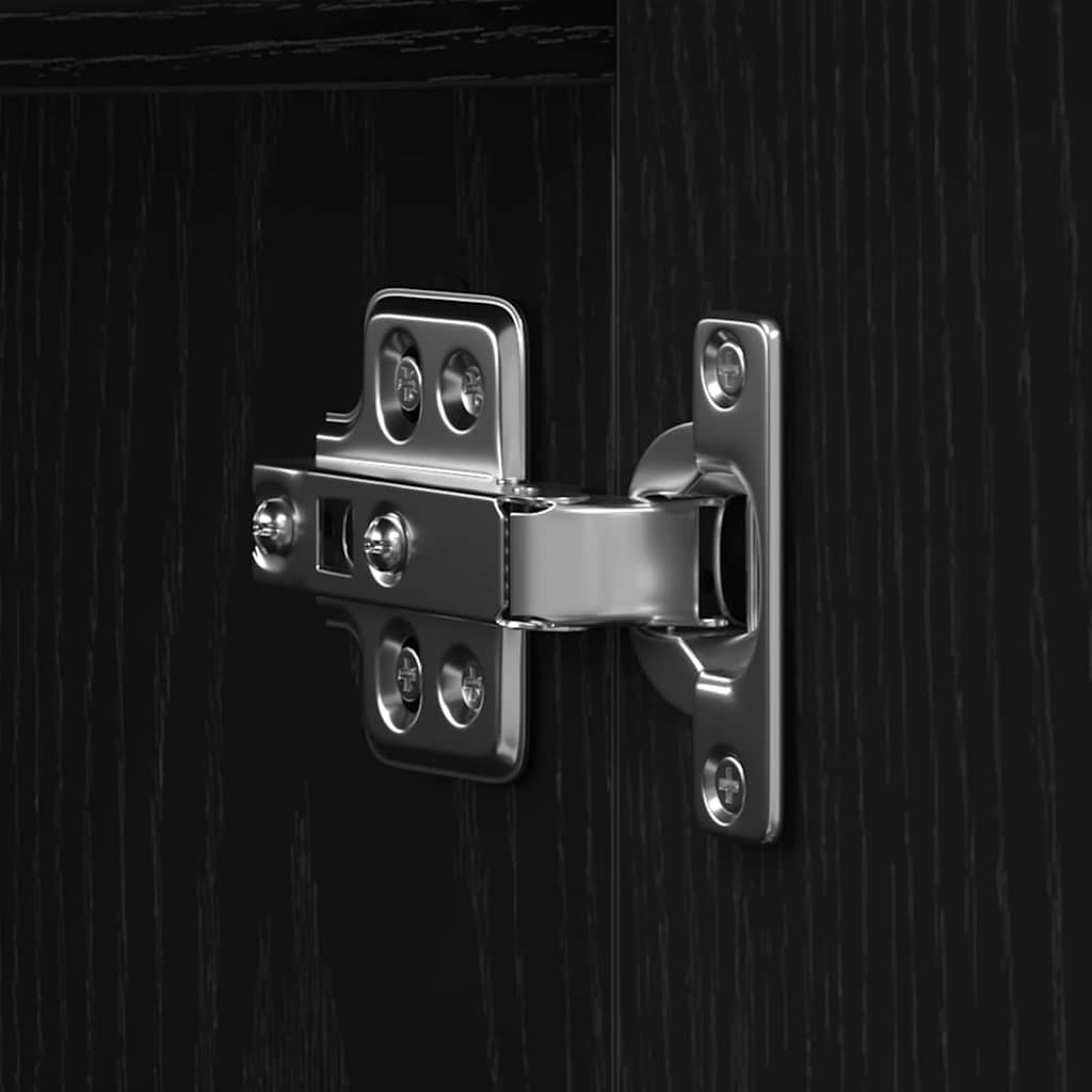 Meuble TV Chêne noir 180 x 31,5 x 40 cm Bois d'ingénierie