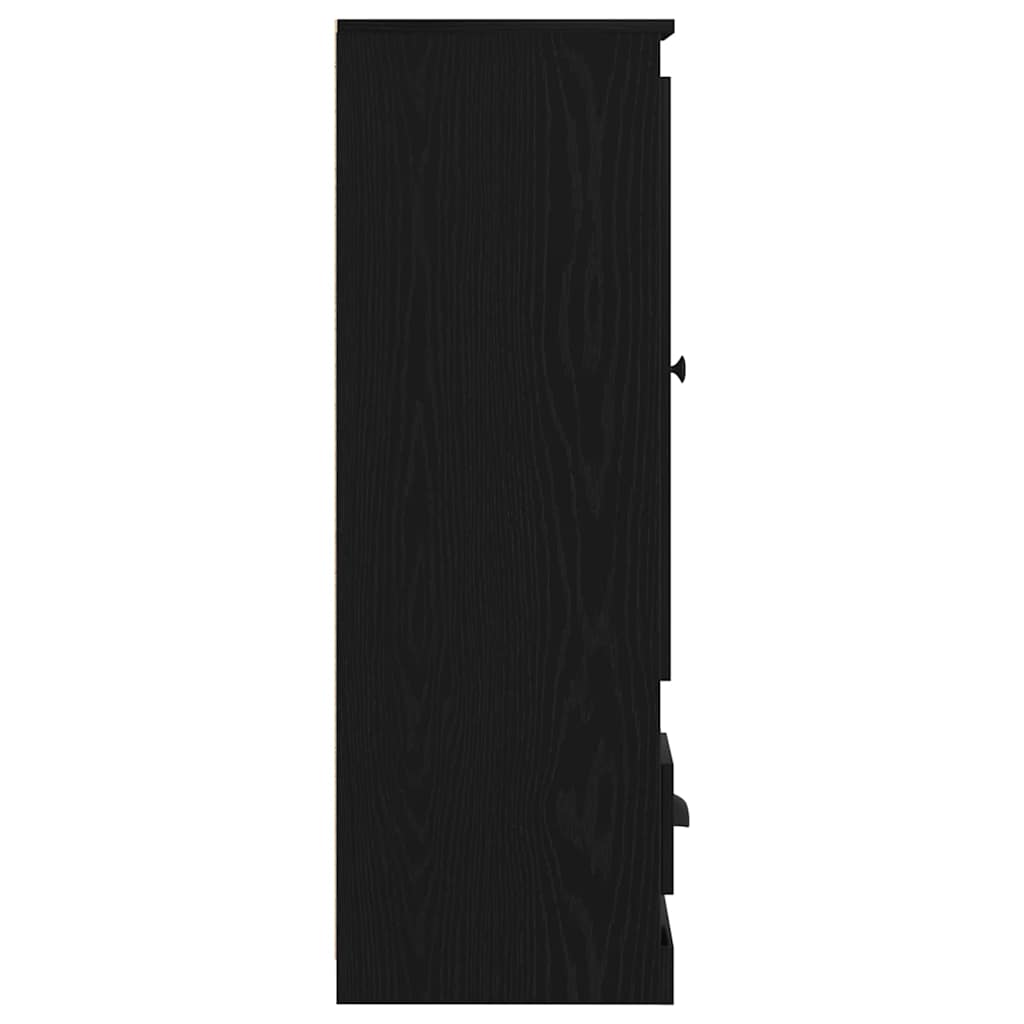 Haut Armoire Chêne noir 36 x 35,5 x 103,5 cm Bois d'ingénierie - XIOS