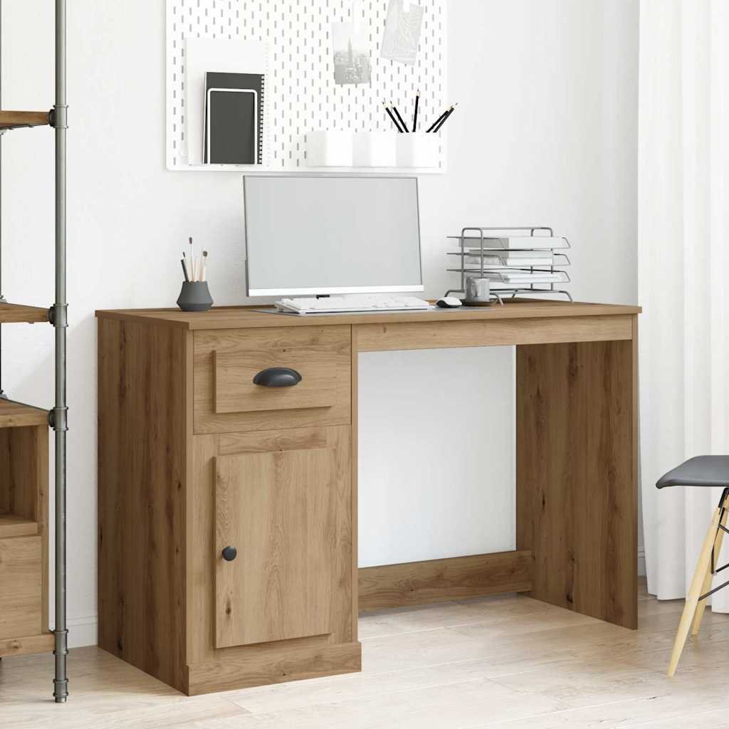 Bureau chêne artisanal 50 x 115 x 75 cm Bois d'ingénierie - XIOS