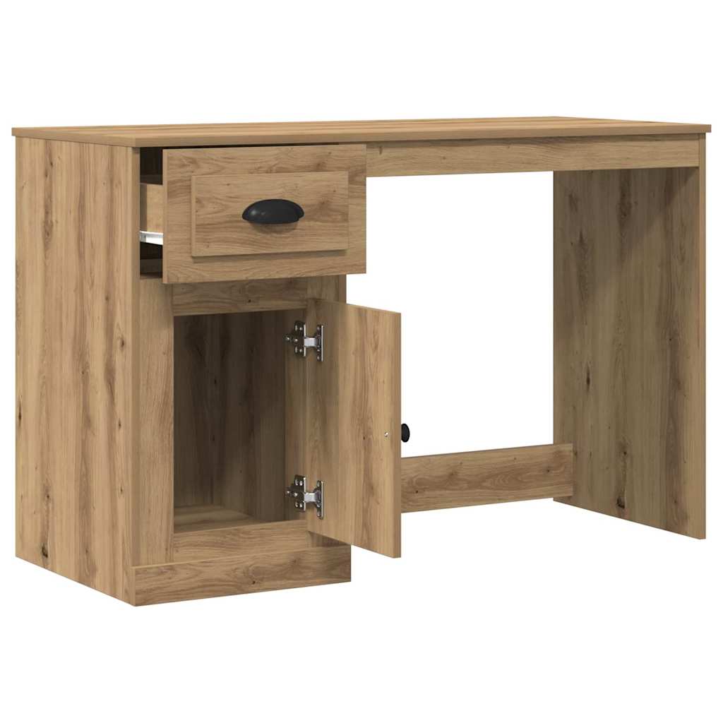 Bureau chêne artisanal 50 x 115 x 75 cm Bois d'ingénierie - XIOS