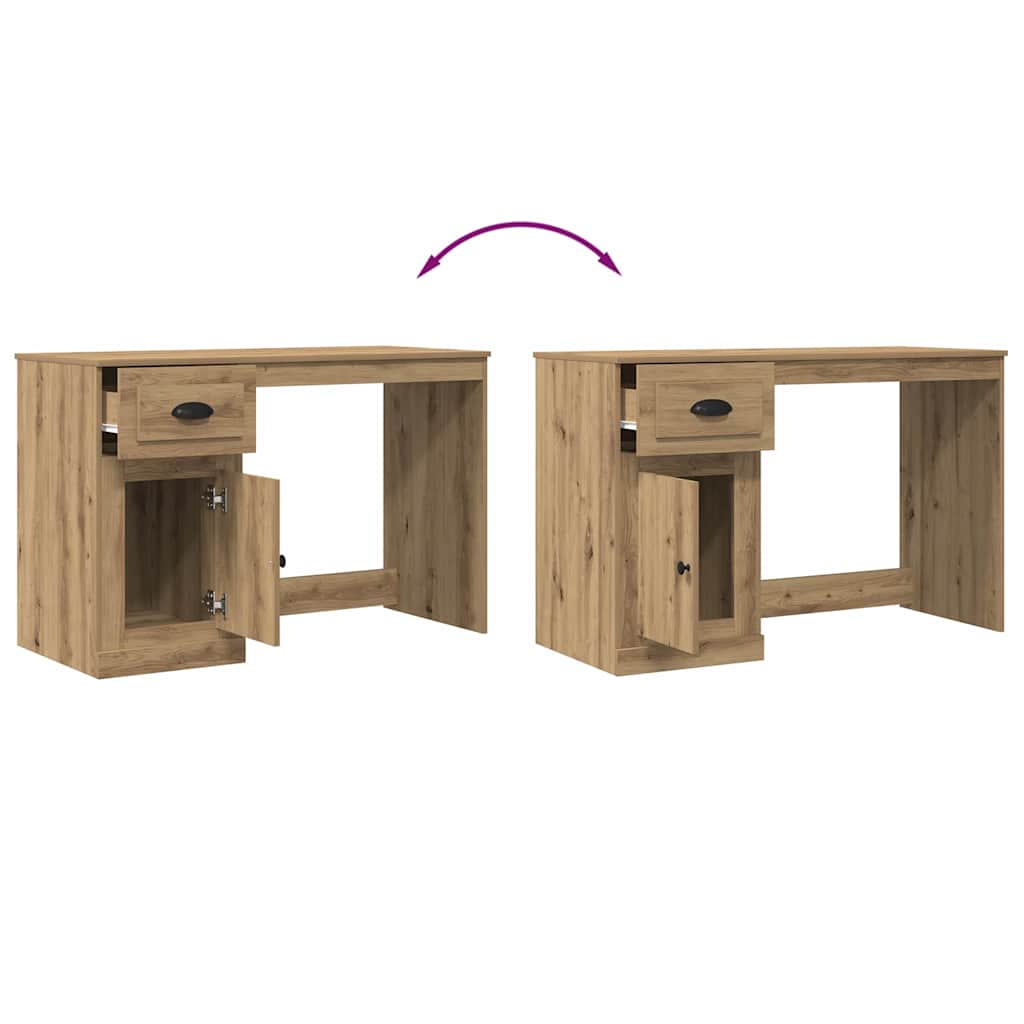 Bureau Chêne artisanal 50 x 115 x 75 cm Bois d'ingénierie - XIOS