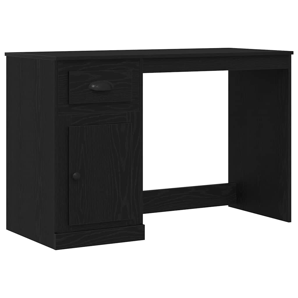 Bureau avec porte Chêne noir 50 x 115 x 75 cm Bois d'ingénierie - XIOS