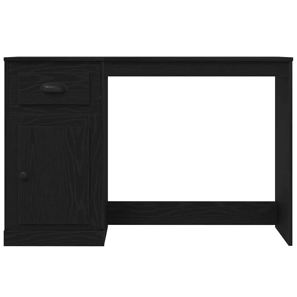 Bureau avec porte Chêne noir 50 x 115 x 75 cm Bois d'ingénierie - XIOS