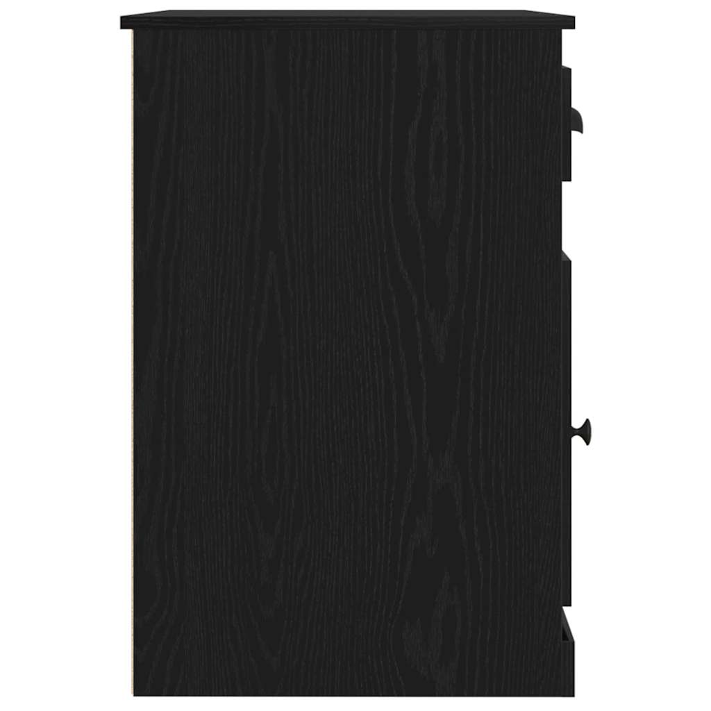 Bureau avec porte Chêne noir 50 x 115 x 75 cm Bois d'ingénierie - XIOS