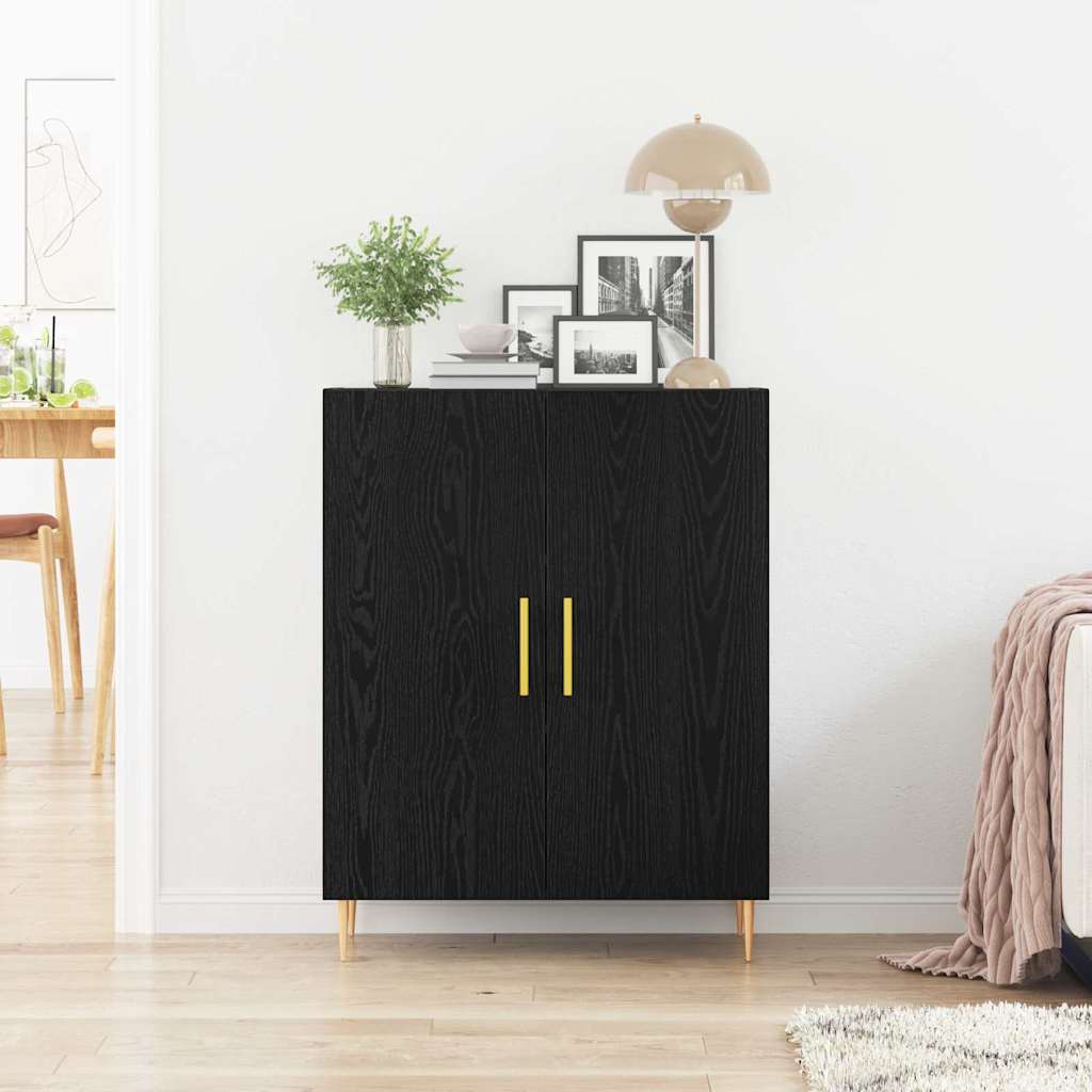 Buffet Chêne noir 69,5 x 34 x 90 cm Bois d'ingénierie - XIOS