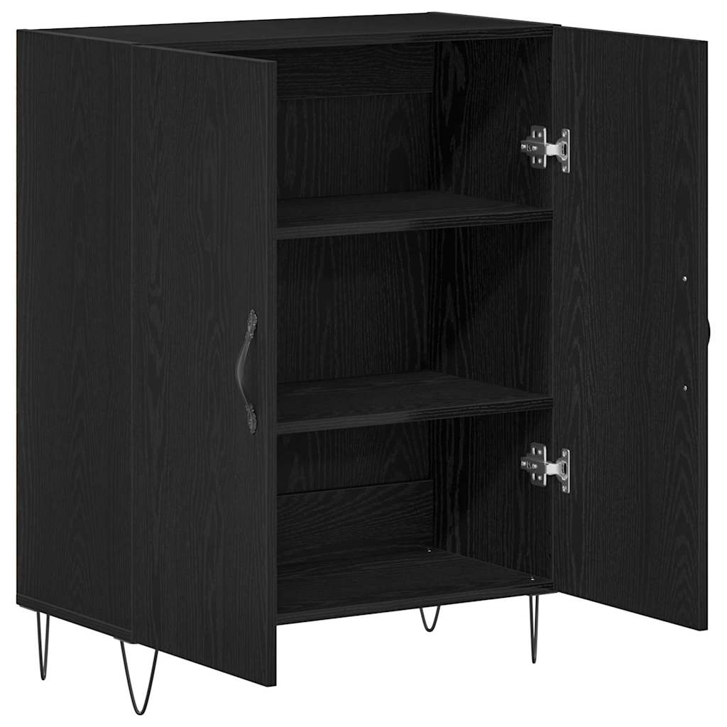 Buffet Chêne noir 69,5 x 34 x 90 cm Bois d'ingénierie - XIOS