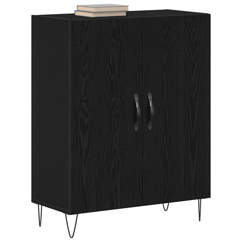 Buffet Chêne noir 69,5 x 34 x 90 cm Bois d'ingénierie - XIOS