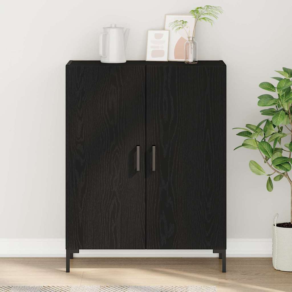 Buffet Chêne noir 69,5 x 34 x 90 cm Bois d'ingénierie - XIOS