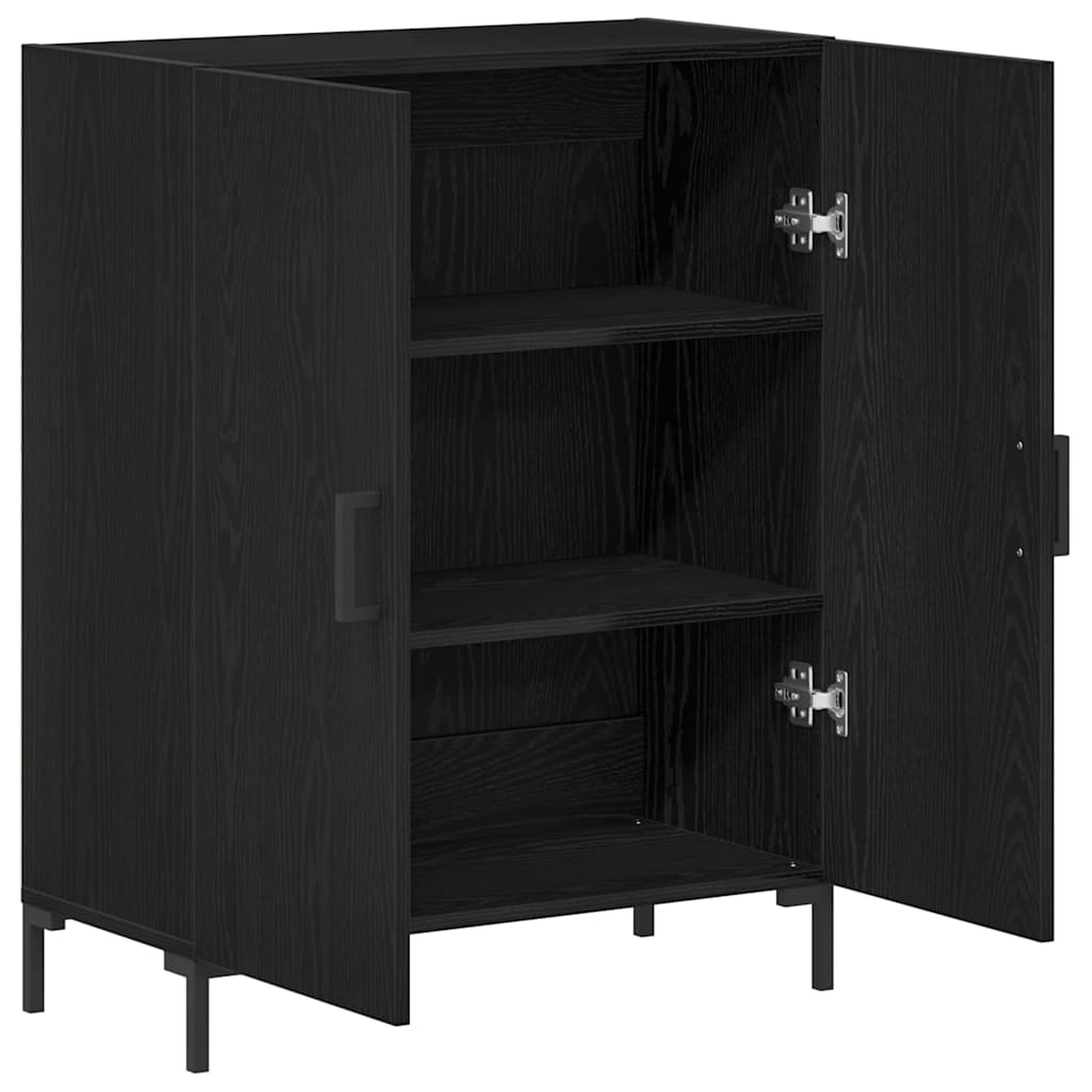 Buffet Chêne noir 69,5 x 34 x 90 cm Bois d'ingénierie - XIOS