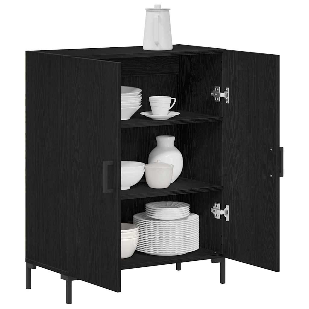 Buffet Chêne noir 69,5 x 34 x 90 cm Bois d'ingénierie - XIOS