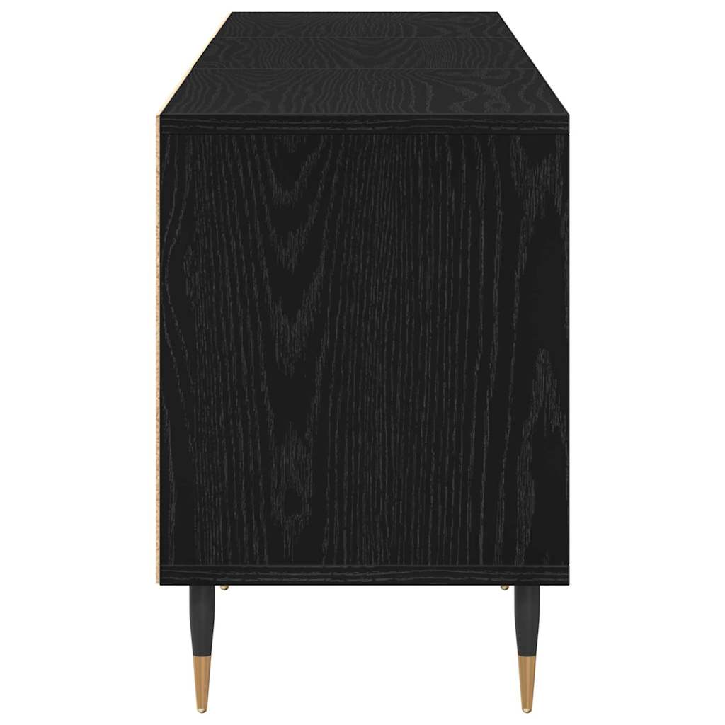 Meuble TV Chêne noir 150 x 30 x 44,5 cm Bois d'ingénierie