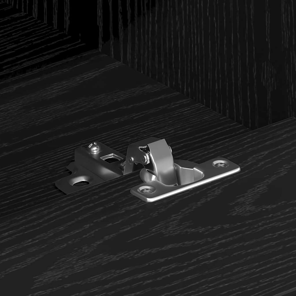 Meuble TV Chêne noir 150 x 30 x 44,5 cm Bois d'ingénierie