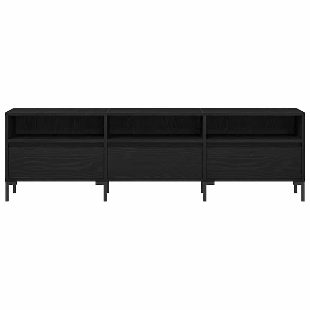 Meuble TV Chêne noir 150 x 30 x 44,5 cm Bois d'ingénierie - XIOS