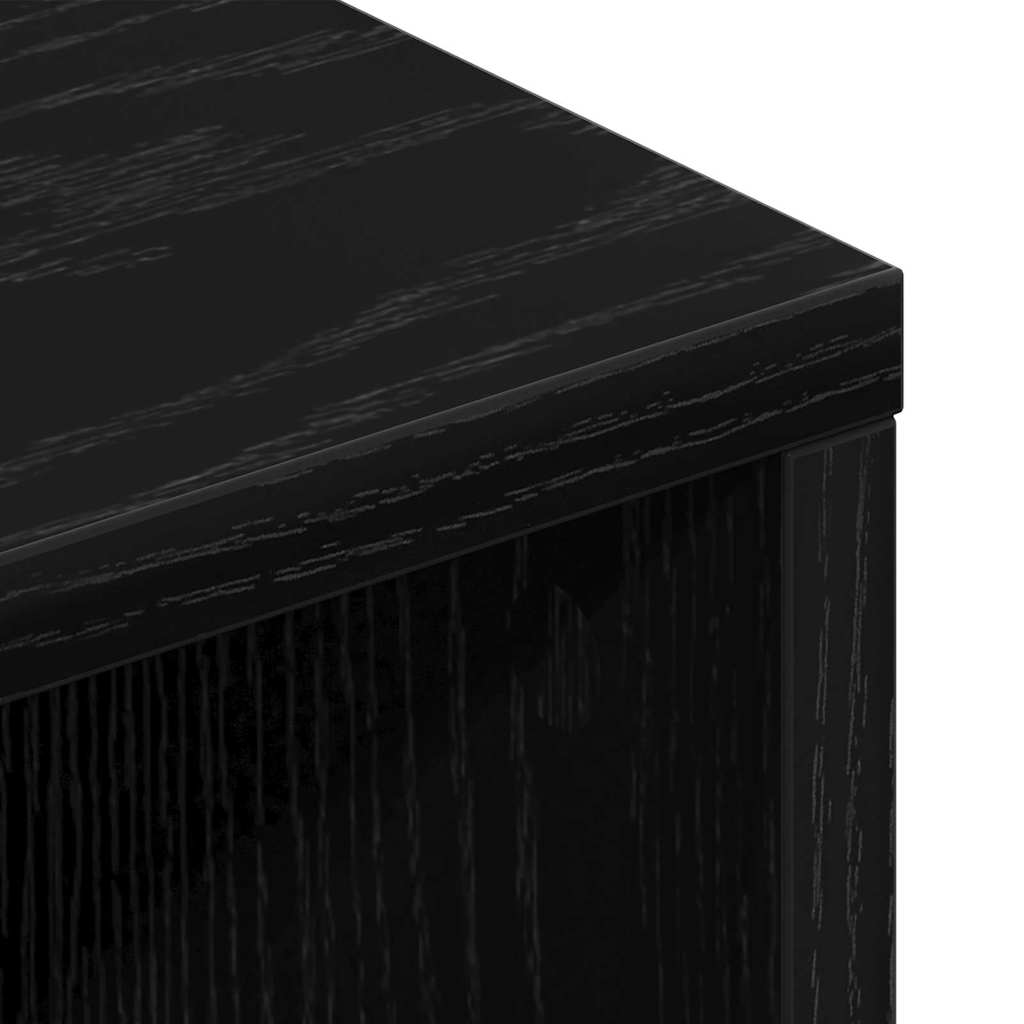 Meuble TV Chêne noir 150 x 30 x 44,5 cm Bois d'ingénierie - XIOS