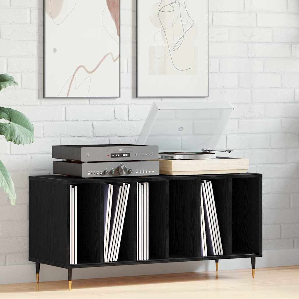 Meuble de rangement vidaXL Chêne noir 100x38x48 cm Bois d'ingénierie XIOS