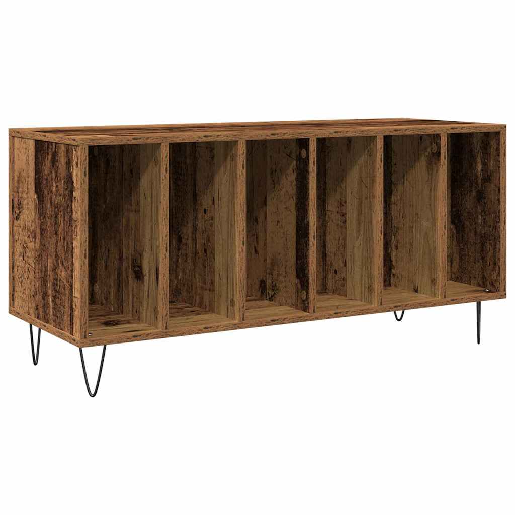 Armoire à disques vidaXL en chêne artisan de 100x38x48 cm en bois d'ingénierie XIOS