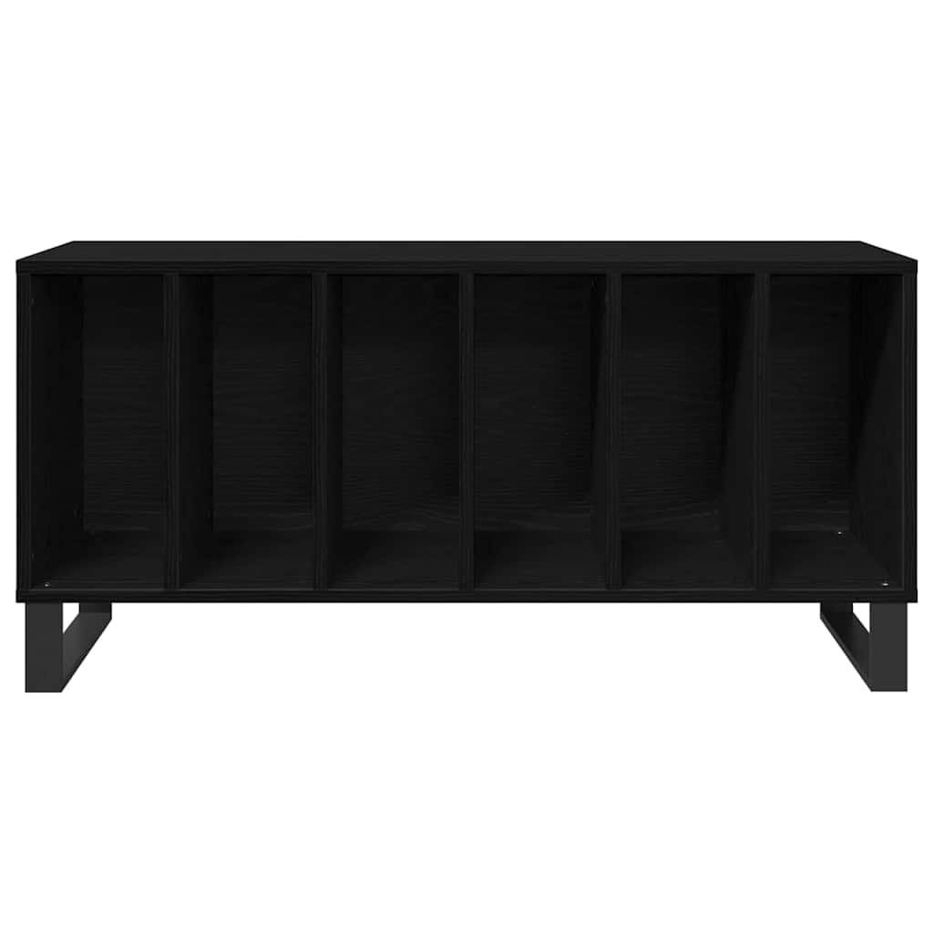 Meuble à vinyles Chêne noir 100 x 38 x 48 cm Bois d'ingénierie - XIOS