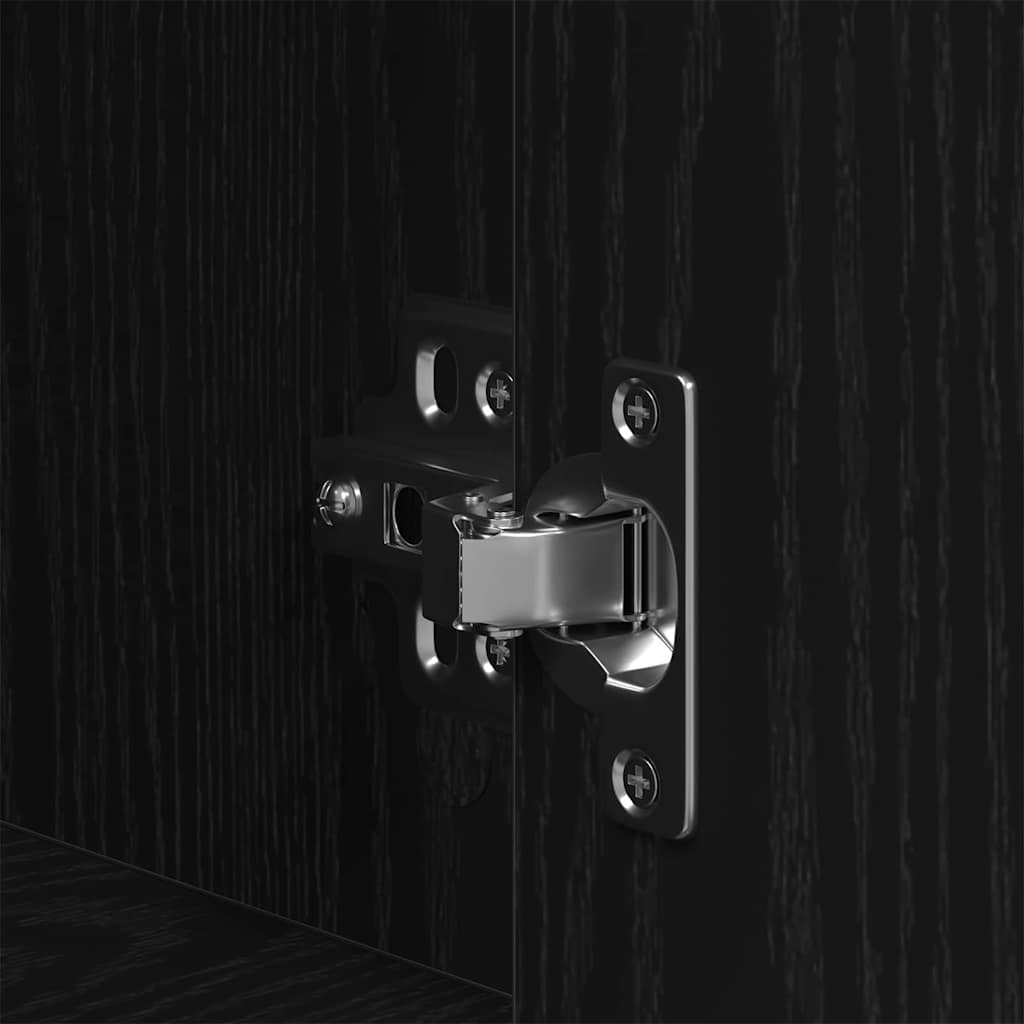 Cabinet de chevet 2 pcs Chêne noir 41 x 31 x 80 cm