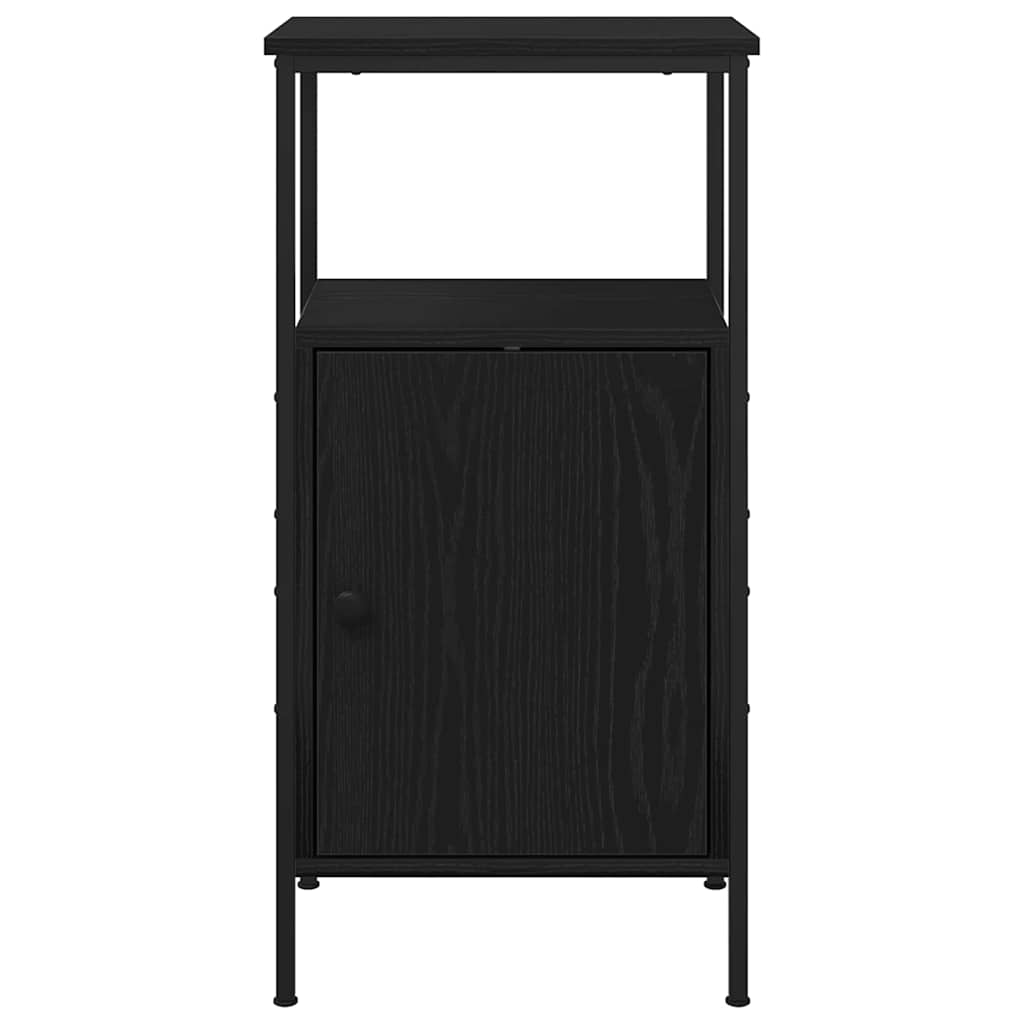 Cabinet de chevet 2 pcs Chêne noir 41 x 31 x 80 cm