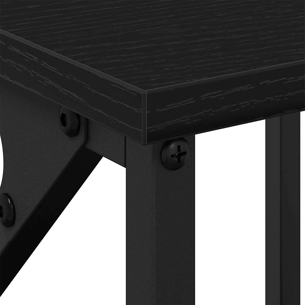 Cabinet de Chevet 2 pcs Chêne noir 34 x 35,5 x 70 cm