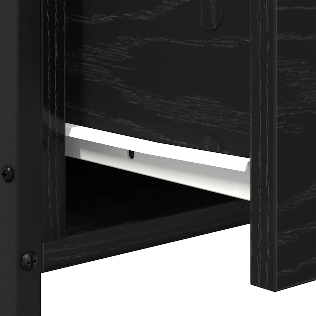 Cabinet de chevet 2 pcs Chêne noir 34 x 35,5 x 70 cm - XIOS