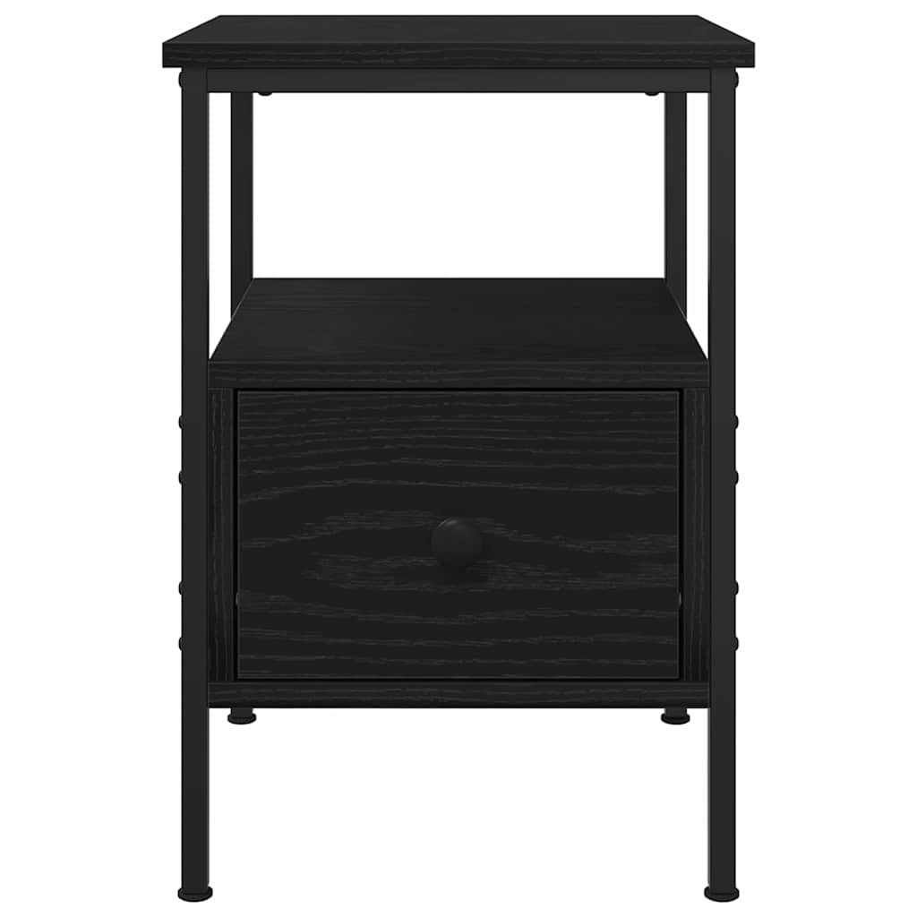 Cabinet de chevet Chêne noir 34 x 36 x 50 cm Bois d'ingénierie - XIOS