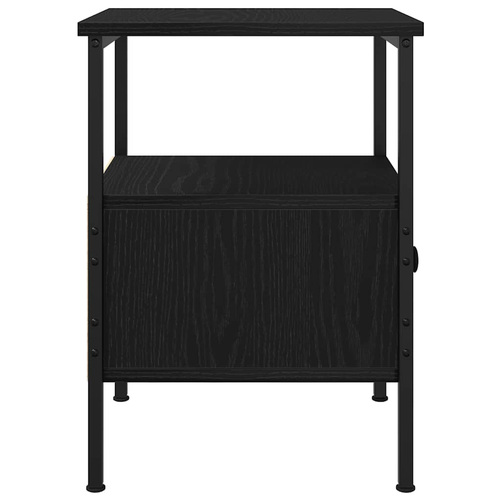 Cabinet de chevet Chêne noir 34 x 36 x 50 cm Bois d'ingénierie - XIOS