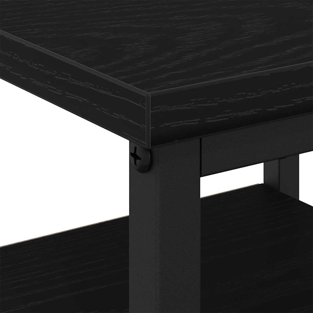 Table de chevet avec tiroir 2 pcs Chêne noir 34 x 36 x 50 cm