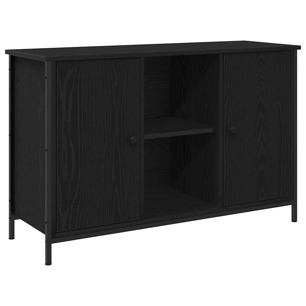 Meuble TV Chêne noir 101 x 35 x 65 cm Bois d'ingénierie - XIOS