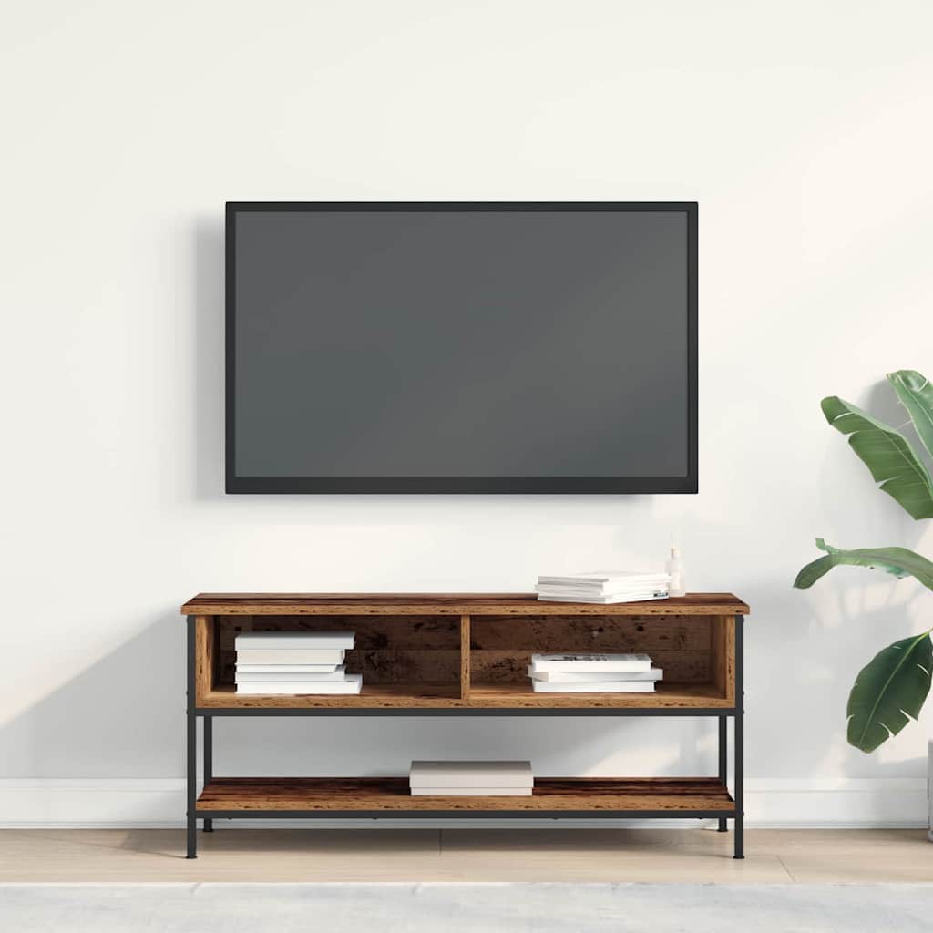 Meuble TV Bois ancien 100 x 35 x 45 cm Bois d'ingénierie - XIOS