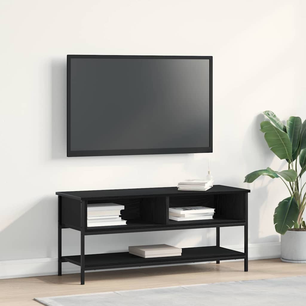 Meuble TV Chêne noir 100 x 35 x 45 cm Bois d'ingénierie - XIOS