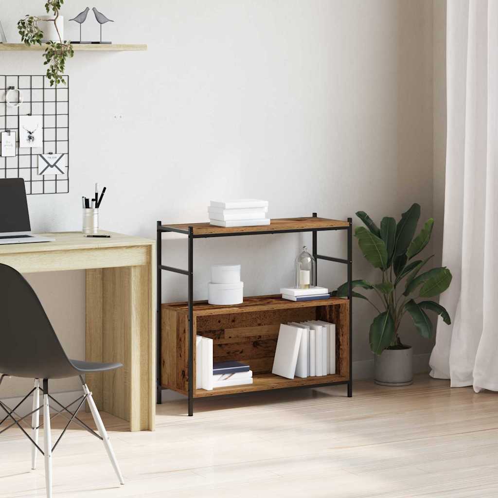 Étagère Chêne fumé 80 x 30 x 78.5 cm Bois d'ingénierie - XIOS