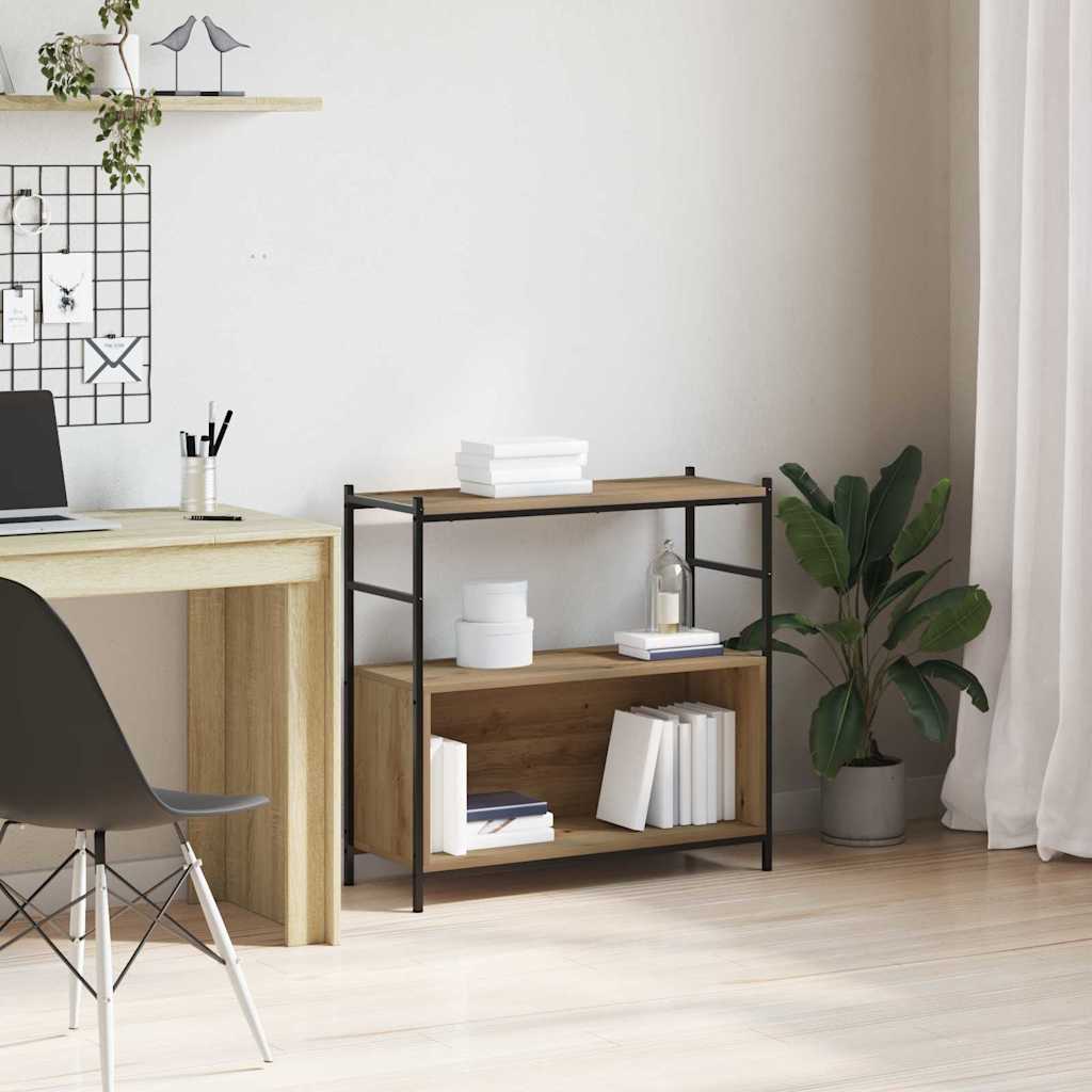 Étagère chêne artisanal 80 x 30 x 78.5 cm Bois d'ingénierie - XIOS