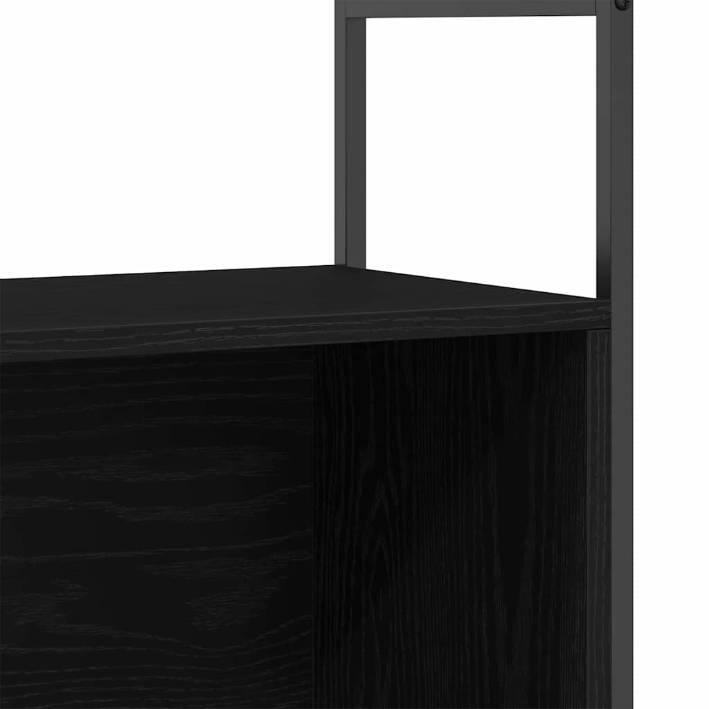 Étagère Chêne noir 80 x 30 x 78.5 cm Bois d'ingénierie - XIOS